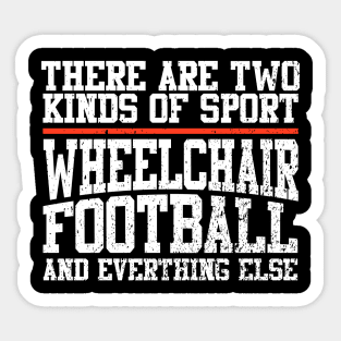 Wheelchair Football Sticker